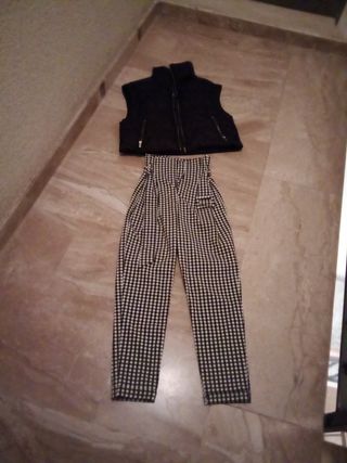 Pantalón y chaleco mujer impermeable monísimo 