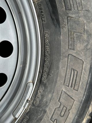 Ruedas Land Cruiser llantas y neumaticos