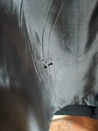 Abrigo de paño negro