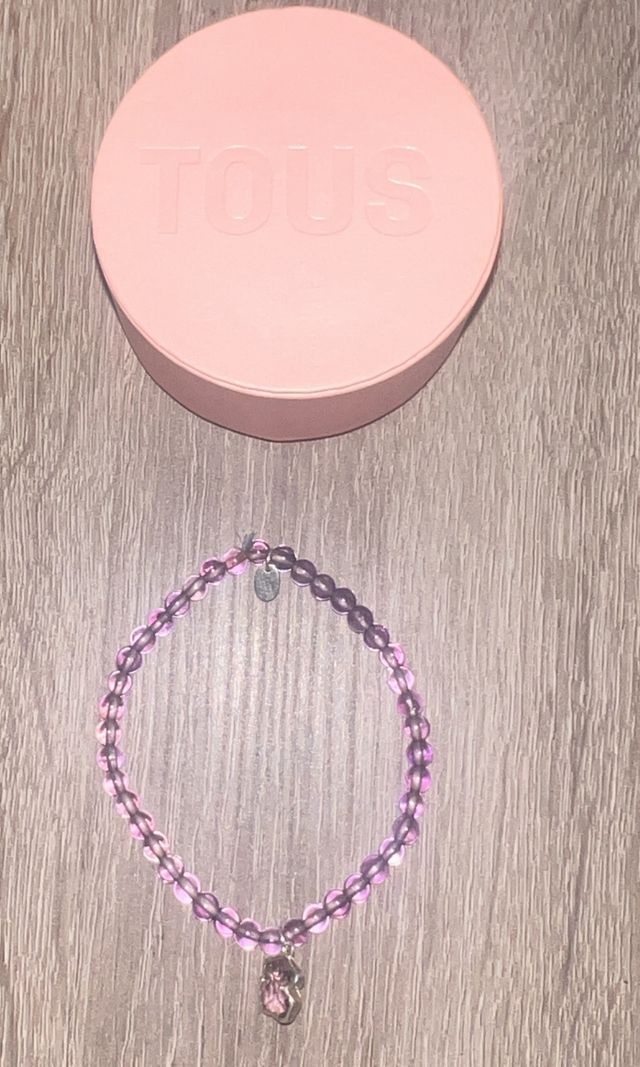 Pulsera Tous Plata y Amatista