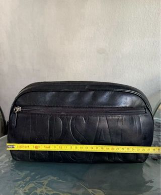 GIANNI VERSACE CLUTCH NECESER HOMBRE MUJER PIEL NG