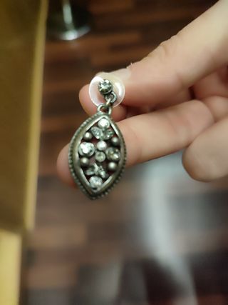 Pendientes vintage estilo novia