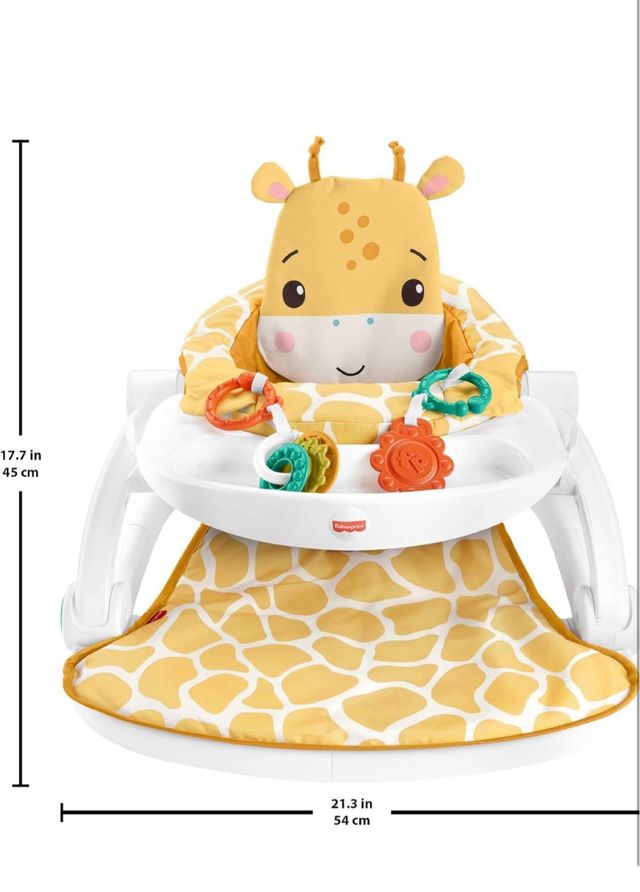 Silla de suelo para bebe jirafa fisher price