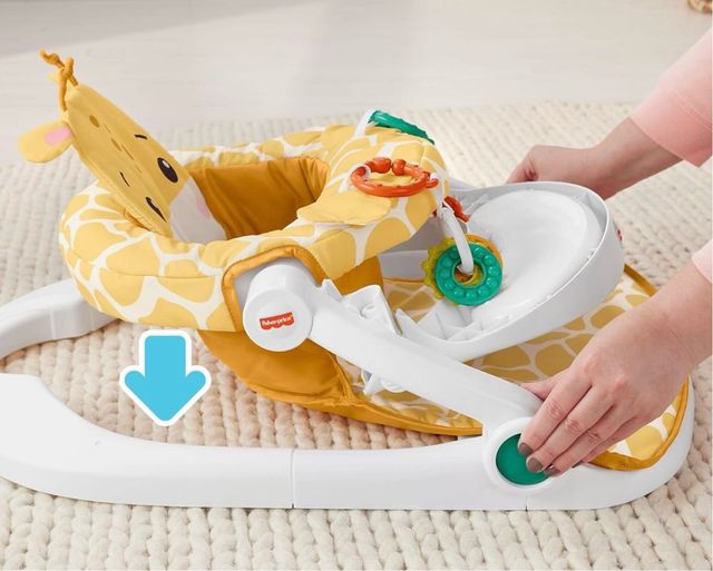 Silla de suelo para bebe jirafa fisher price