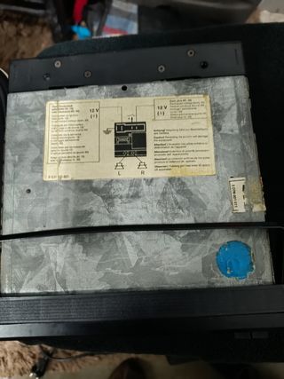 Radiocasett coche y porta CD