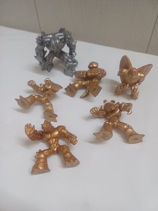 6 gormiti serie oro + uno serie argento