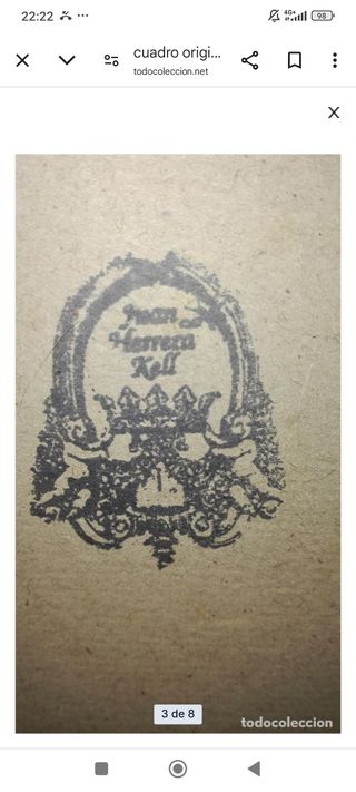 Cuadro Original Escrivá, Año 1978