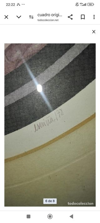 Cuadro Original Escrivá, Año 1978