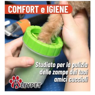 Pulisci zampe cane taglia media lava zampe