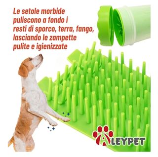 Pulisci zampe cane taglia media lava zampe