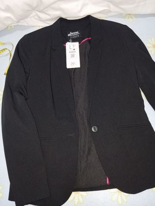 Américana Negra Bershka Talla L