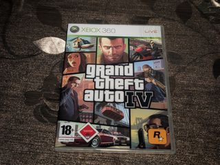 Scatola promozionale GTA IV Xbox 360