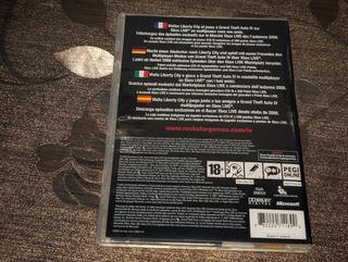 Scatola promozionale GTA IV Xbox 360