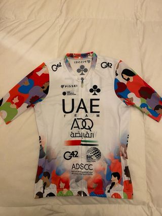 Maillot ciclismo UAE EMIRATES PISSEI M mujer