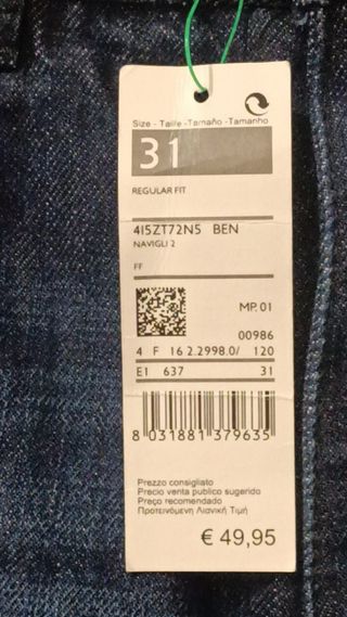 Jeans Benetton donna taglia 31