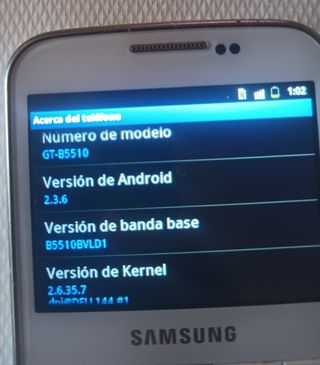 Samsung Galaxy Y pro GTb5510