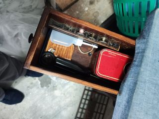 Máquina de Costura Oliva antiga manual,