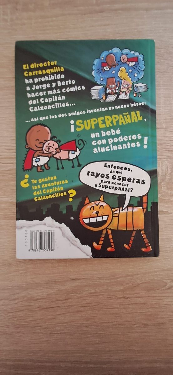 LIBRO "CAPITAN CALZONCILLOS SUPERPAÑAL"
