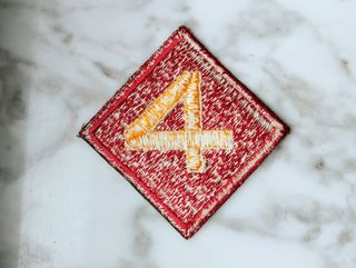 Insignia 4° división Marines. II Guerra mundial