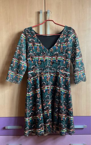 Vestido encaje Adolfo Dominguez