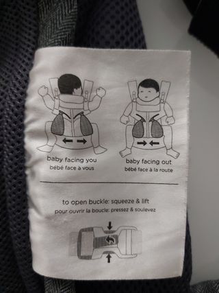 Mochila portabebes omny 360 cool de Ergobaby