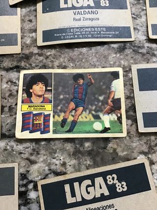 Cromos de fútbol liga 82 83