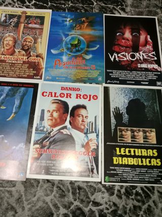 Pósteres originales strenos de películas