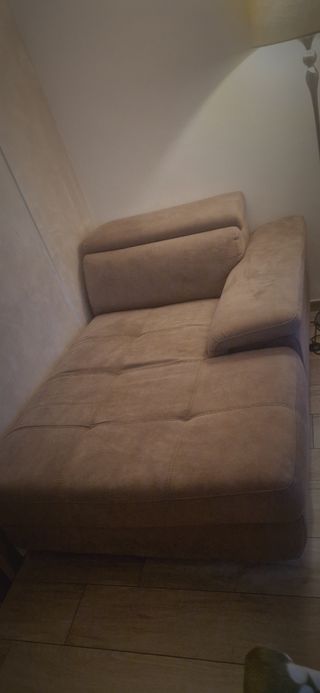 Divano 3 posti Maxi Letto Sx Tortora