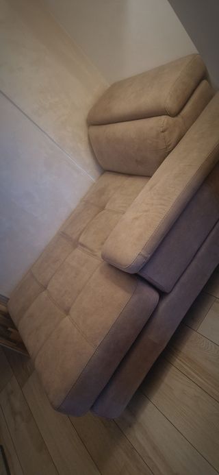 Divano 3 posti Maxi Letto Sx Tortora