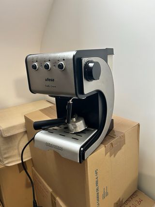 Cafetera ufesa duetto creme