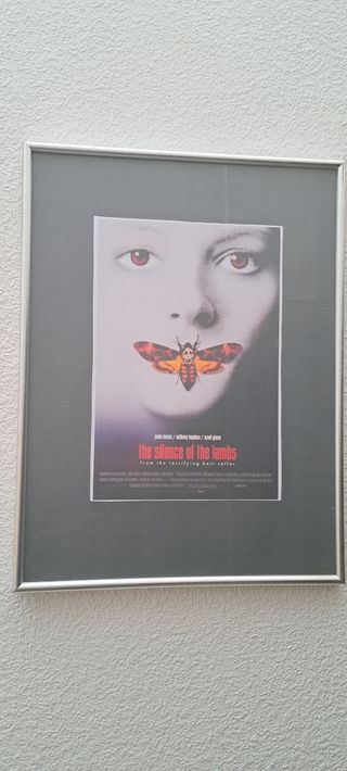 Cuadro película silencio de los corderos