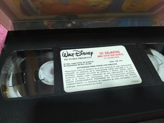 VHS "101 Dálmatas" Disney original