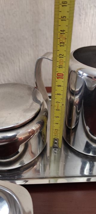 Juego de café. Acero inoxidable BRA