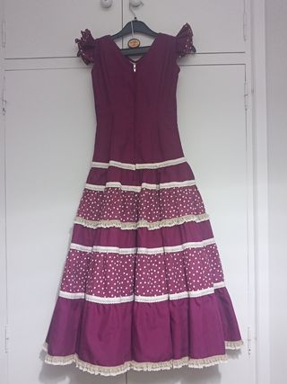 Traje de flamenca niña 8-9 años