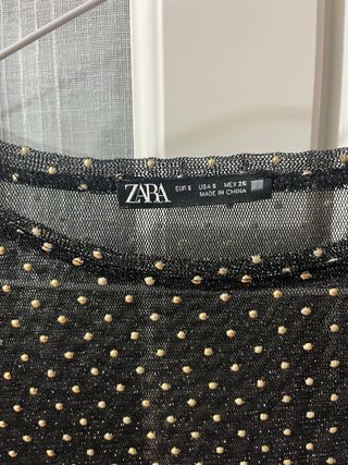 Top transparente Zara