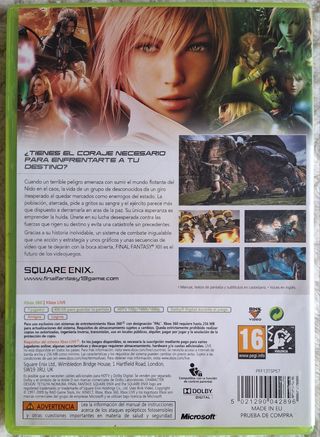 🇪🇸 Final Fantasy XIII XBOX 360