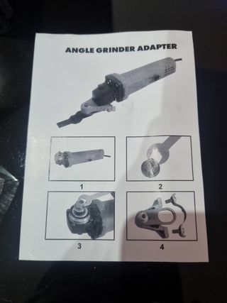 Kit adaptador de herramienta amoladora