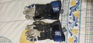 Guantes cuero moto berik xl
