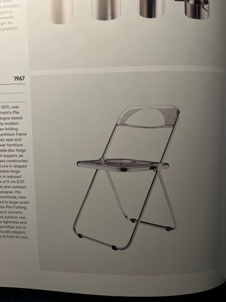 Silla plegable Plia Castelli Italia