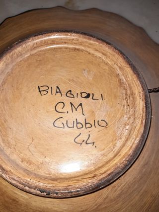 Platos barrocos Biagioli CM Gubbio