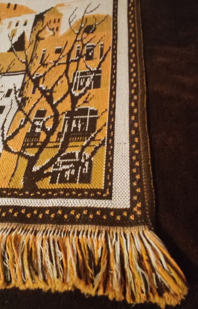 Alfombra de pared tapiz vintage