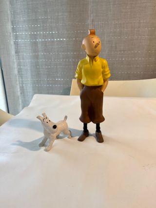 FIGURA TINTÍN Y MILU EN EL CONGO