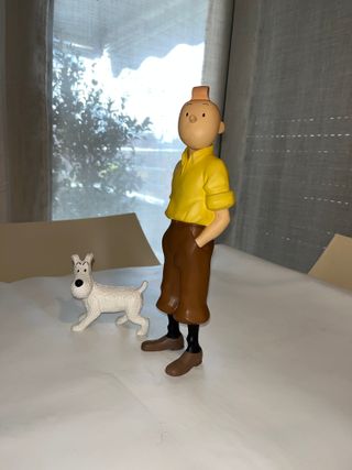 FIGURA TINTÍN Y MILU EN EL CONGO