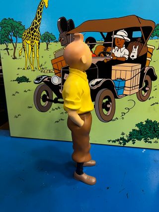 FIGURA TINTÍN Y MILU EN EL CONGO
