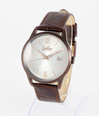 Sixties Quartz Steel Gray Dial Ref: SIX500RGAL-02