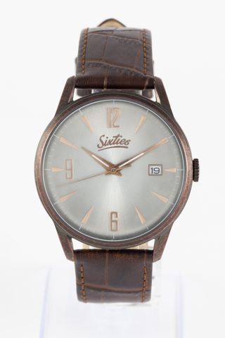 Sixties Quartz Steel Gray Dial Ref: SIX500RGAL-02