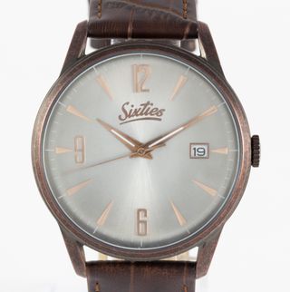 Sixties Quartz Steel Gray Dial Ref: SIX500RGAL-02