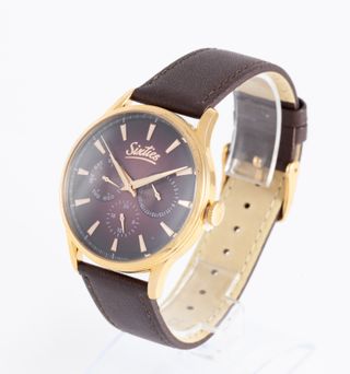 Sixties Quartz Steel Burdeos Dial Ref: SIX600RGL