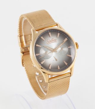 Sixties Quartz Steel Gray Gradient Dial