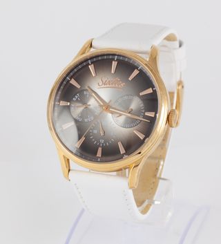 Sixties Quartz Steel Dark Brown Gradient Dial